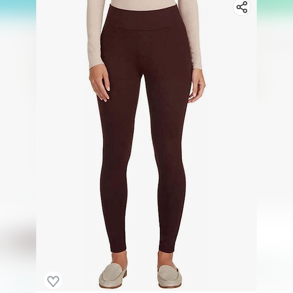 Matty M Women's High Rise Slub Legging with Pockets - Picture 1 of 3